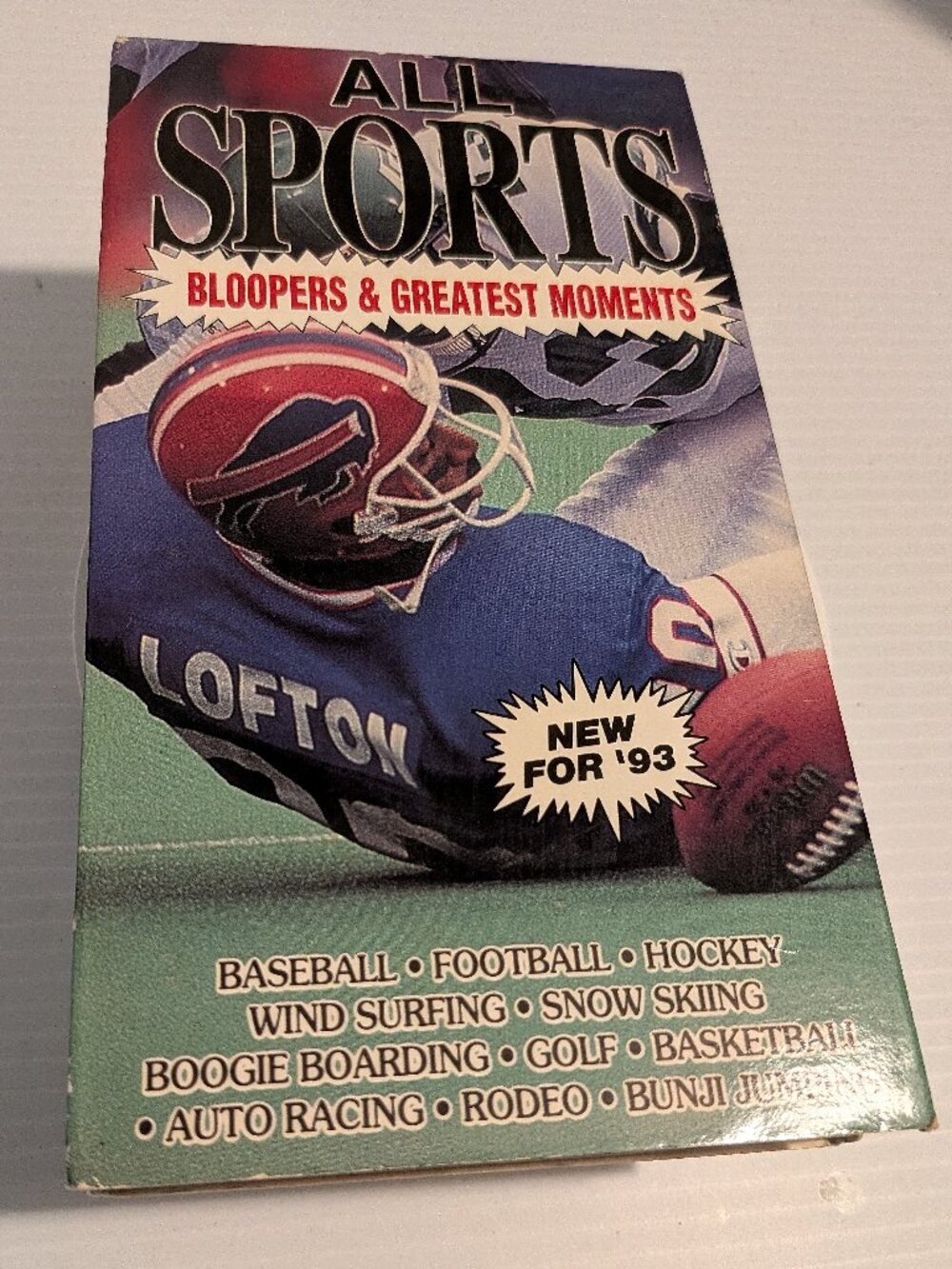 All Sports Bloopers & Greatest Moments (VHS, 1993) NEW & SEALED